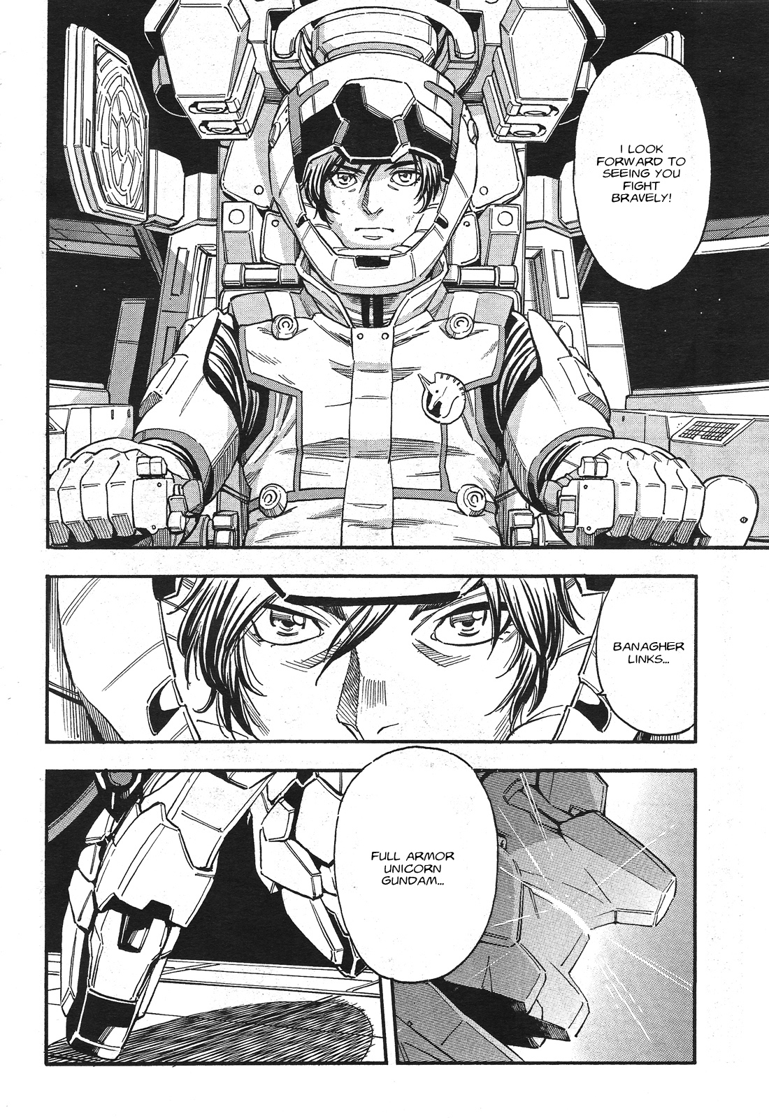 Kidou Senshi Gundam UC: Bande Dessinee Chapter 61 page 10 - Chapter 61: Over the Rainbow - Act.001