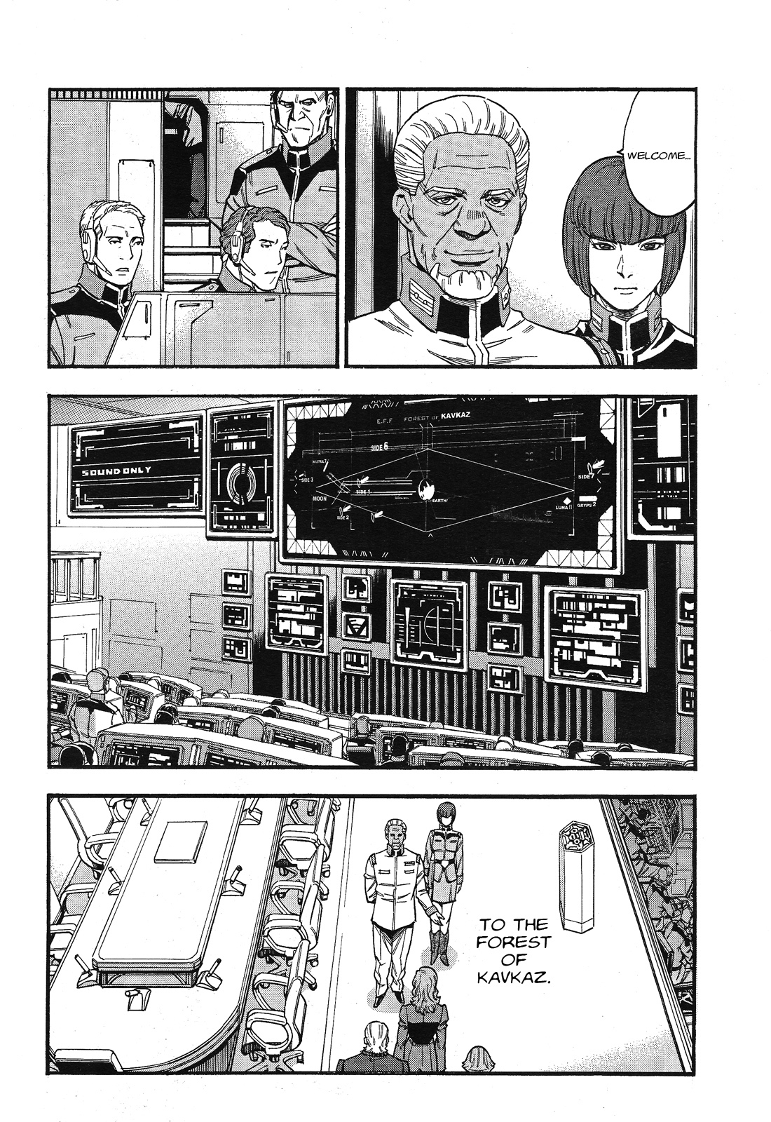 Kidou Senshi Gundam UC: Bande Dessinee Chapter 61 page 35 - Chapter 61: Over the Rainbow - Act.001