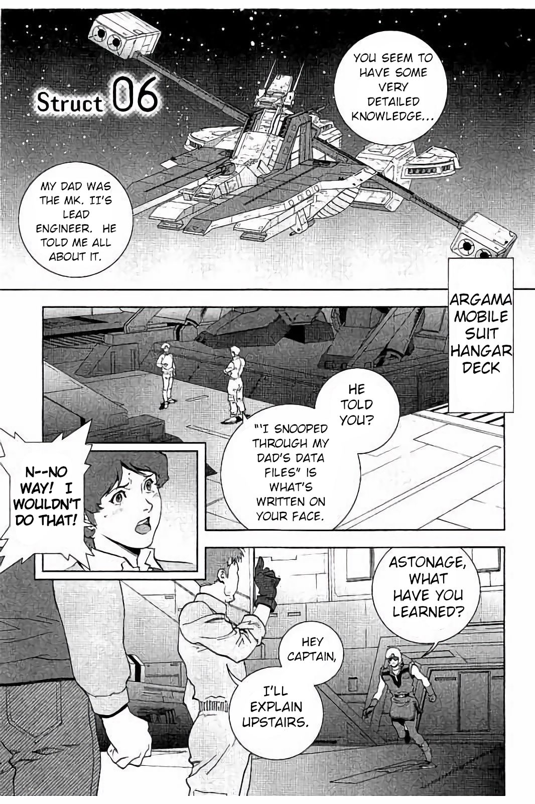 Kidou Senshi Z Gundam Define Chapter 6 page 1 - Chapter 6: Struct 6