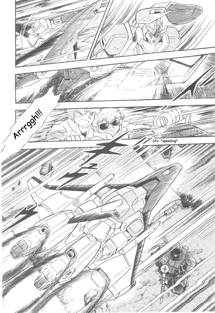 Kidou Senshi Zeta Gundam 1/2 Chapter 2.2 page 12 - Chapter 2 v2 : Amuro and Kiss!