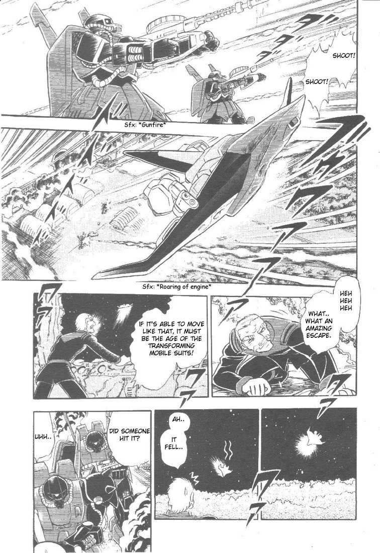 Kidou Senshi Zeta Gundam 1/2 Chapter 2.2 page 13 - Chapter 2 v2 : Amuro and Kiss!