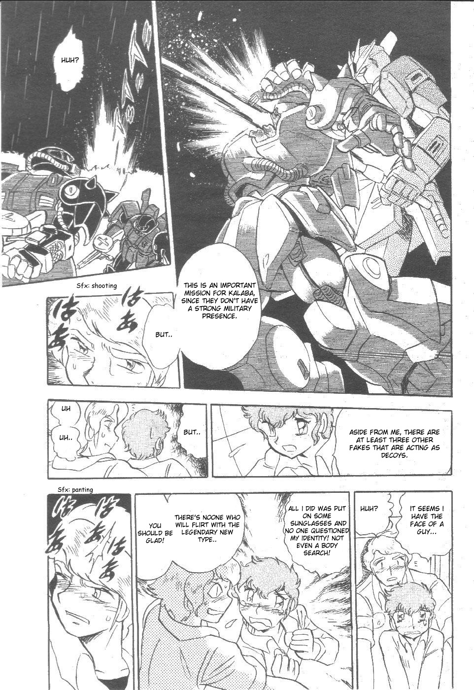 Kidou Senshi Zeta Gundam 1/2 Chapter 2.2 page 27 - Chapter 2 v2 : Amuro and Kiss!