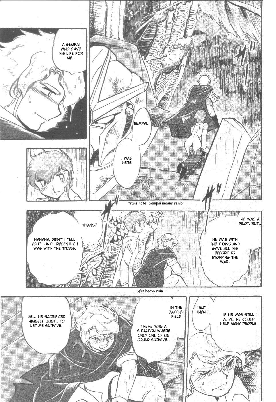 Kidou Senshi Zeta Gundam 1/2 Chapter 2.2 page 29 - Chapter 2 v2 : Amuro and Kiss!
