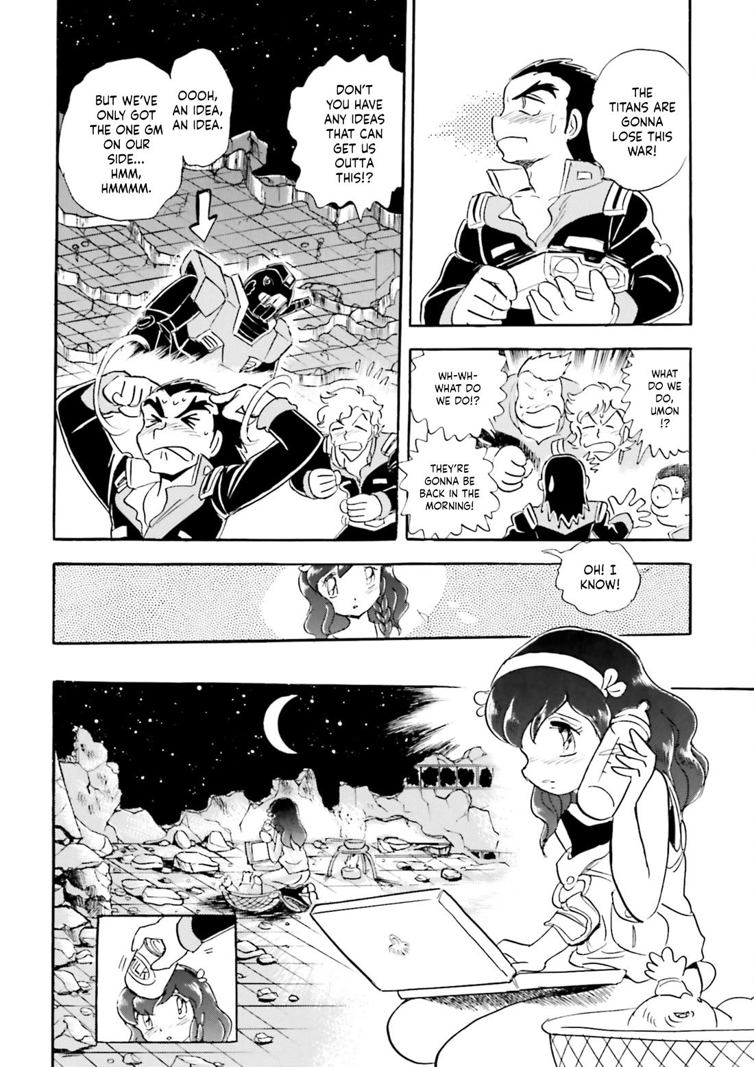 Kidou Senshi Zeta Gundam 1/2 Chapter 4 page 10 - Chapter 4: Most Irresponsible Titans In The Cosmos ~Diary Of Umon Samon~