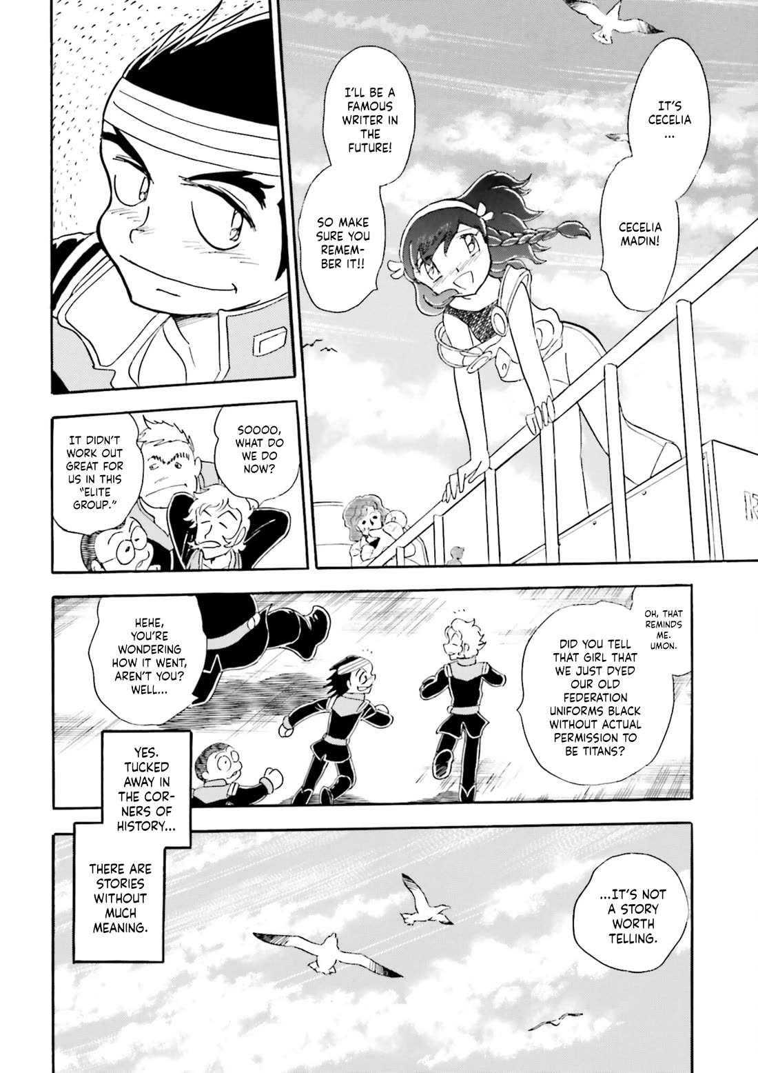 Kidou Senshi Zeta Gundam 1/2 Chapter 4 page 30 - Chapter 4: Most Irresponsible Titans In The Cosmos ~Diary Of Umon Samon~