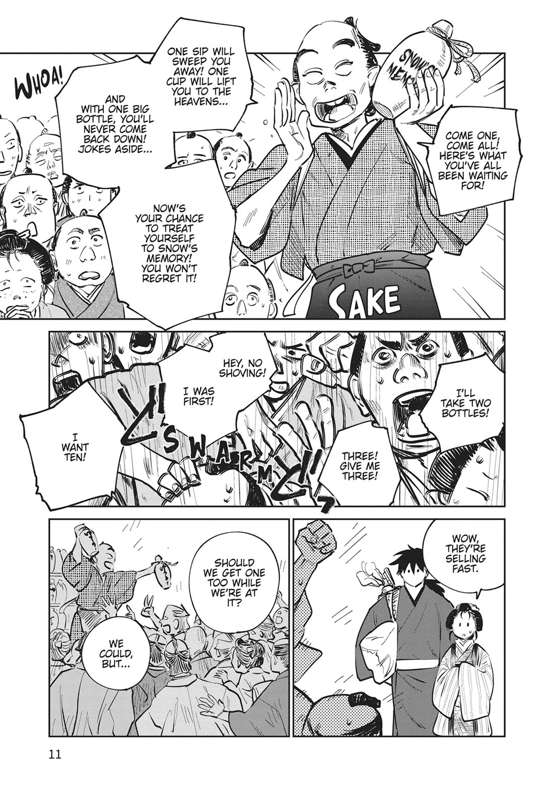 Kijin Gentoushou Chapter 30 page 10 - Chapter 30: Drunken Dreams of the Lingering Snow (1)
