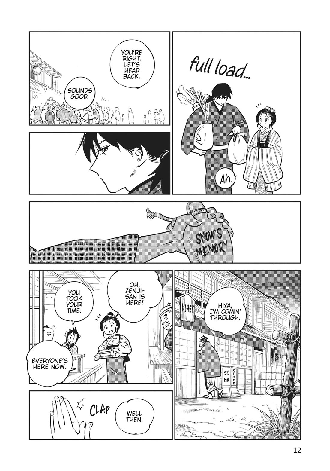 Kijin Gentoushou Chapter 30 page 11 - Chapter 30: Drunken Dreams of the Lingering Snow (1)