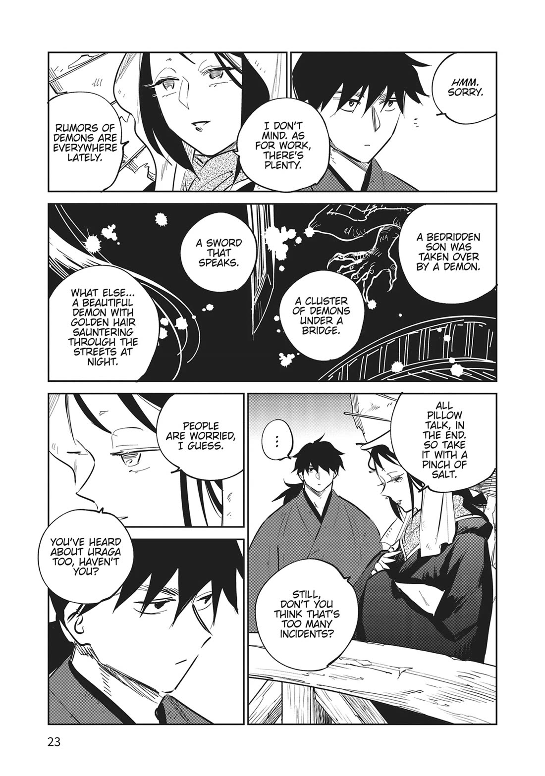 Kijin Gentoushou Chapter 30 page 22 - Chapter 30: Drunken Dreams of the Lingering Snow (1)