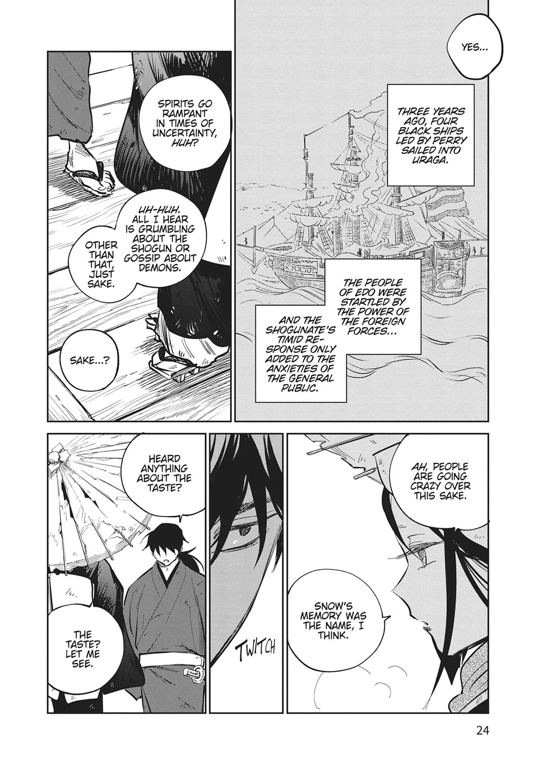Kijin Gentoushou Chapter 30 page 23 - Chapter 30: Drunken Dreams of the Lingering Snow (1)