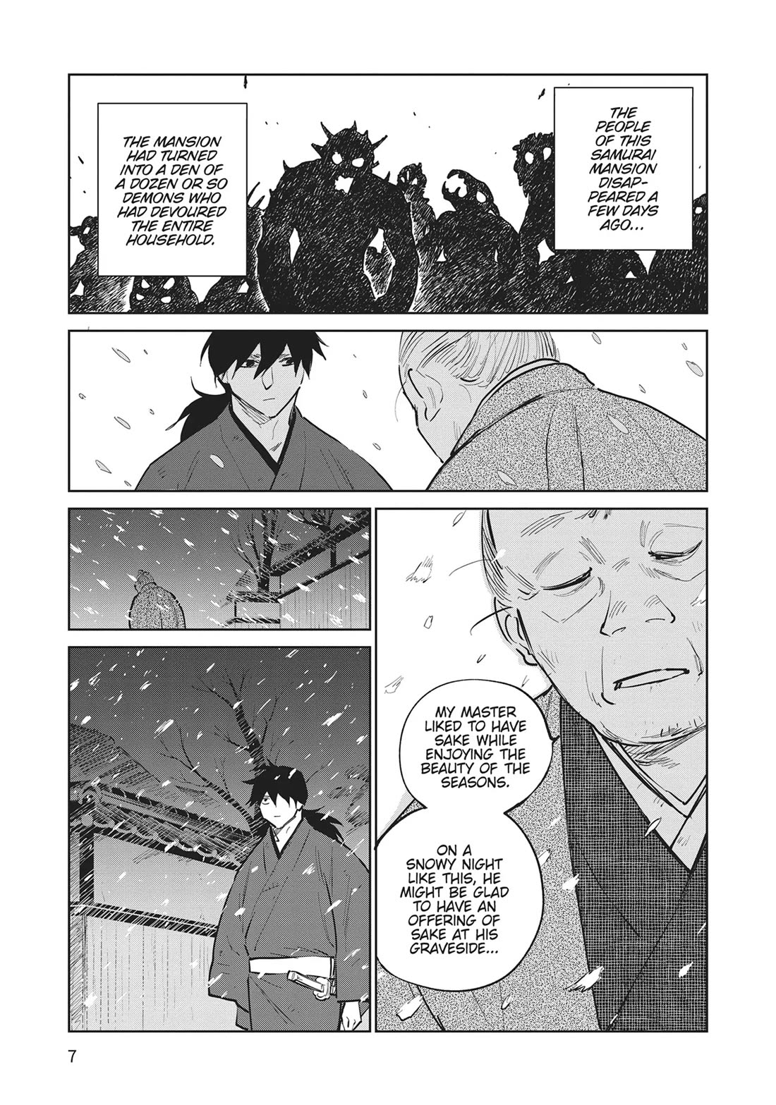Kijin Gentoushou Chapter 30 page 6 - Chapter 30: Drunken Dreams of the Lingering Snow (1)