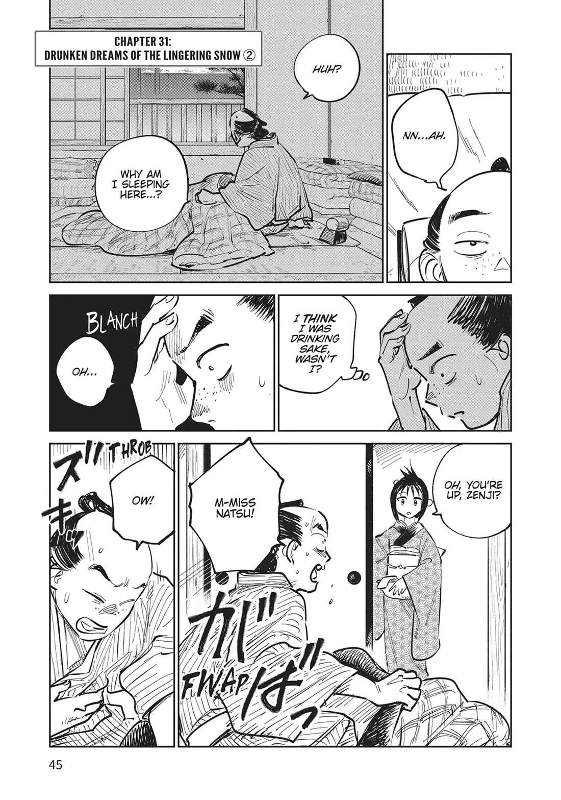 Kijin Gentoushou Chapter 31 page 1 - Chapter 31: Drunken Dreams of the Lingering Snow (2)