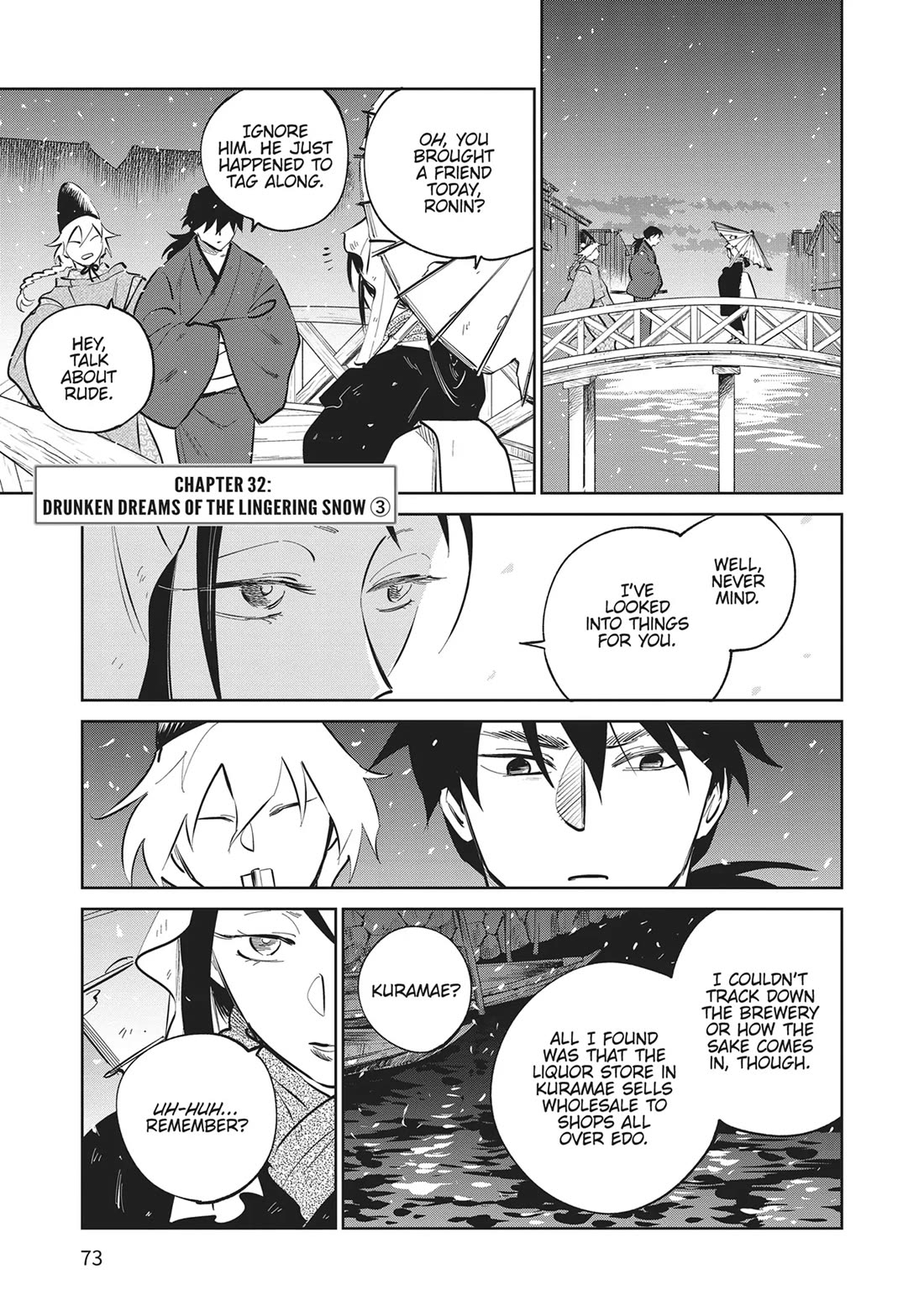 Kijin Gentoushou Chapter 32 page 1 - Chapter 32: Drunken Dreams of the Lingering Snow (3)
