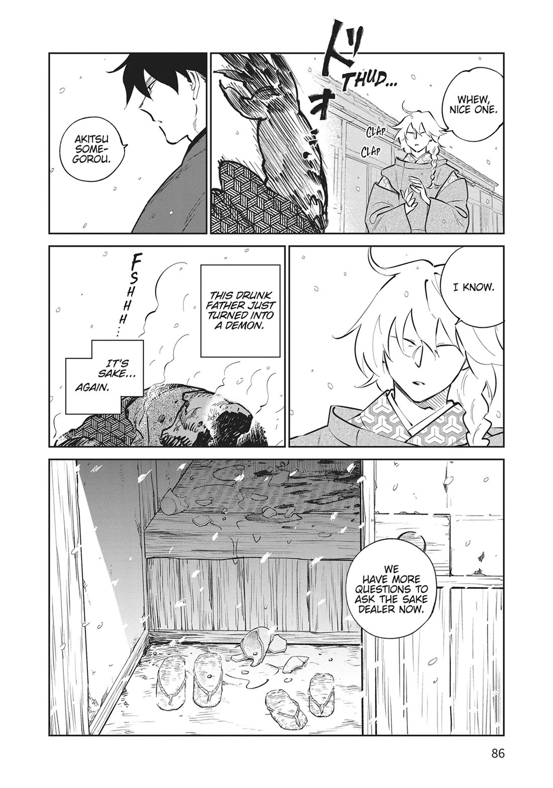 Kijin Gentoushou Chapter 32 page 14 - Chapter 32: Drunken Dreams of the Lingering Snow (3)