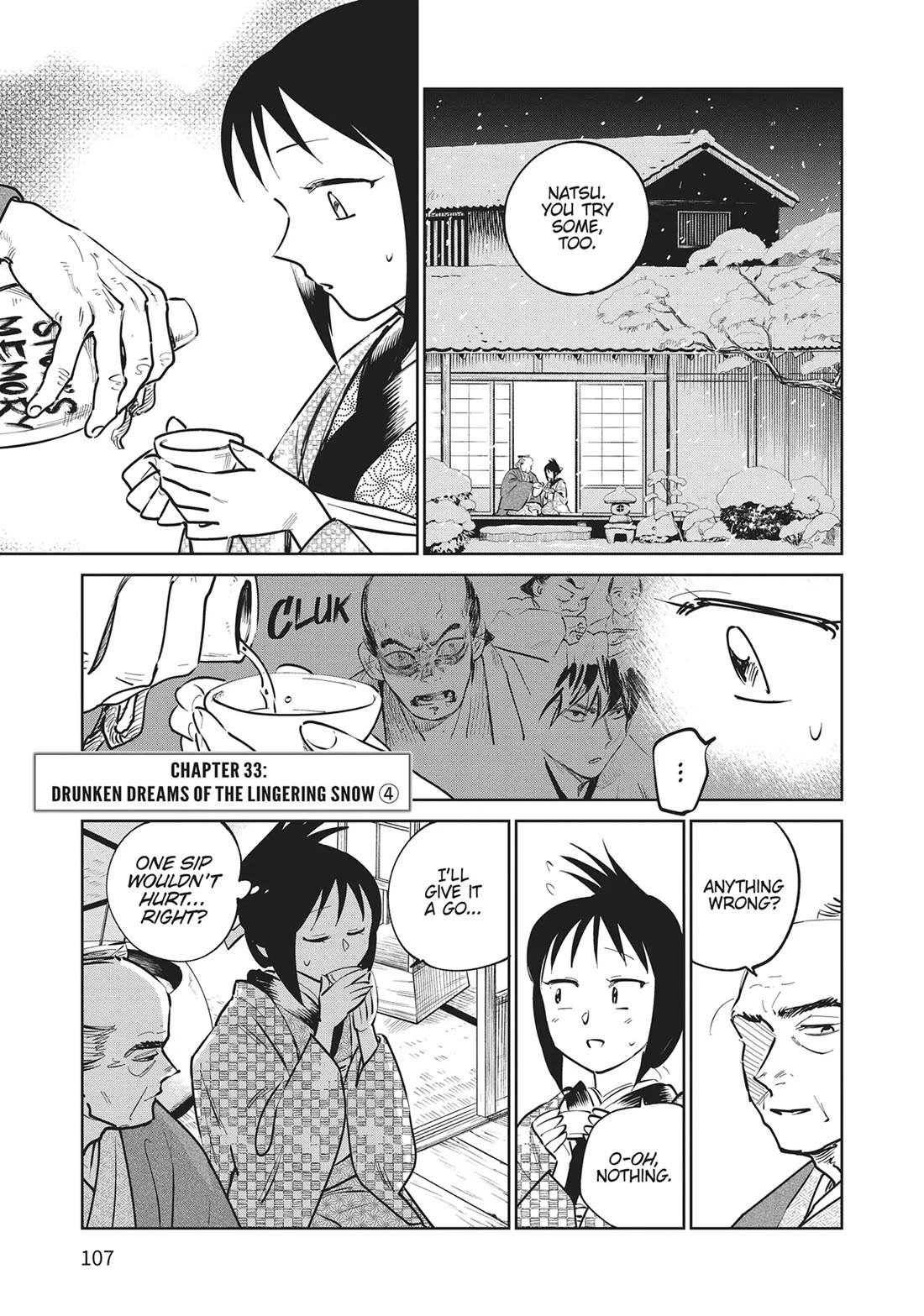 Kijin Gentoushou Chapter 33 page 1 - Chapter 33: Drunken Dreams of the Lingering Snow (4)