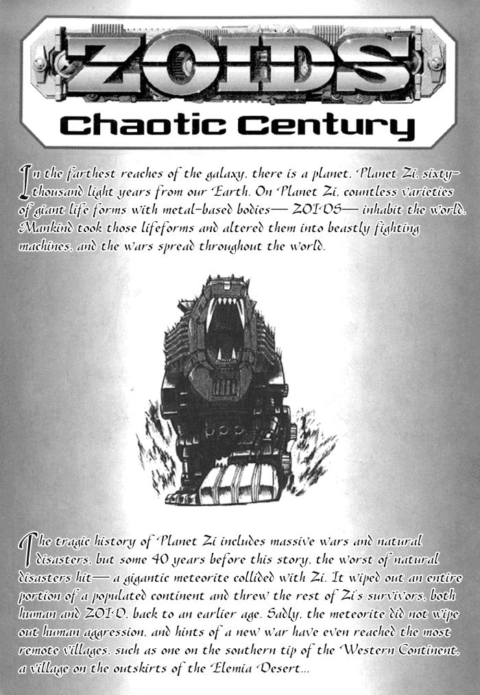 Kijuu Shinseiki Zoids Chapter 1 page 4 - Chapter 1