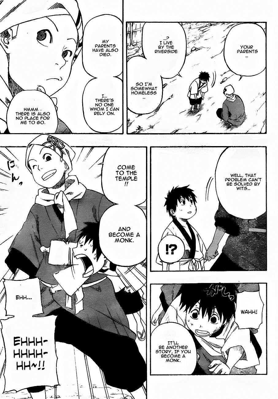 Kikai-Banashi Hanasaka Ikkyuu Chapter 1 page 13 - Chapter 1: Sharp Sword, Bladeless Sword