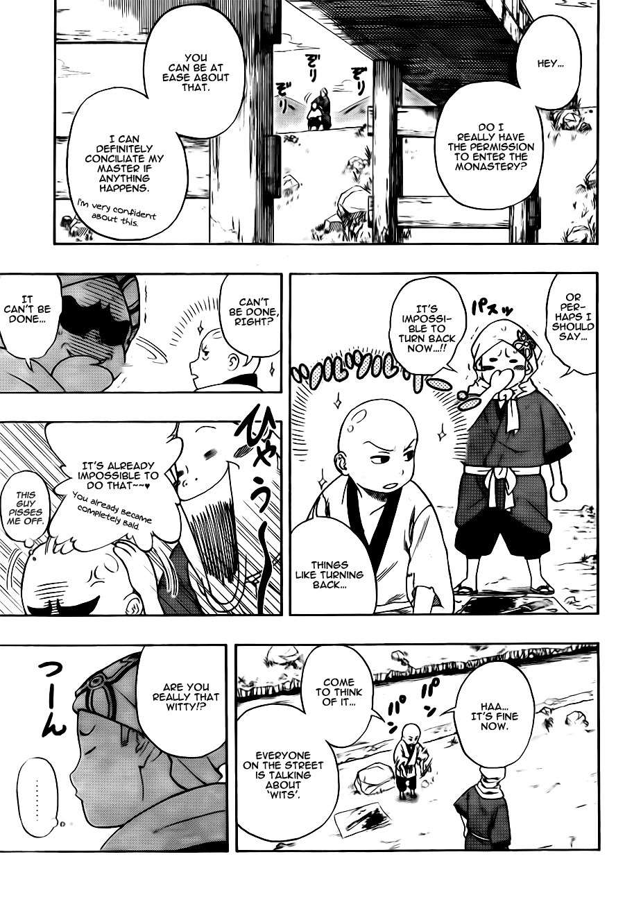 Kikai-Banashi Hanasaka Ikkyuu Chapter 1 page 17 - Chapter 1: Sharp Sword, Bladeless Sword