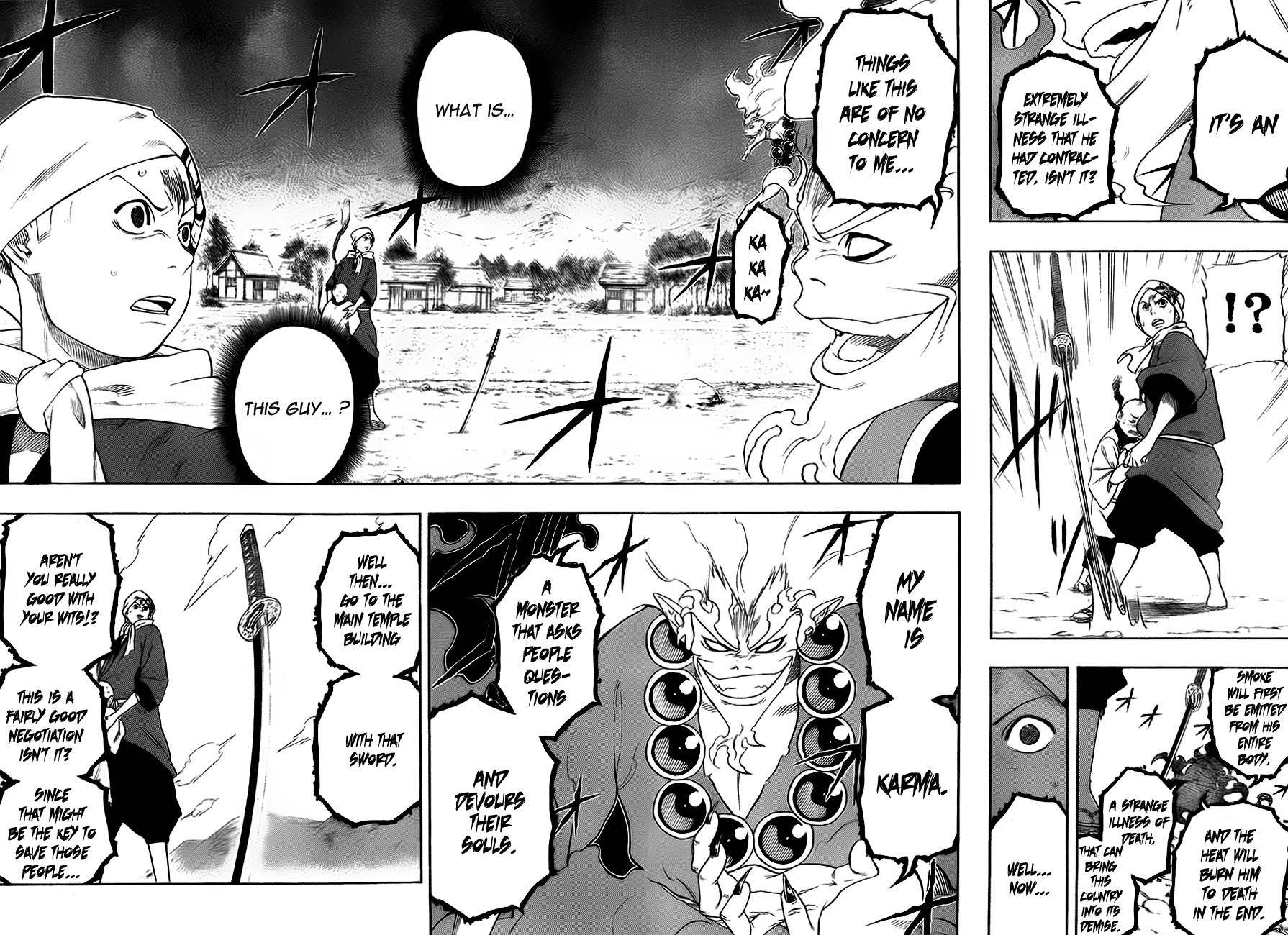 Kikai-Banashi Hanasaka Ikkyuu Chapter 1 page 22 - Chapter 1: Sharp Sword, Bladeless Sword