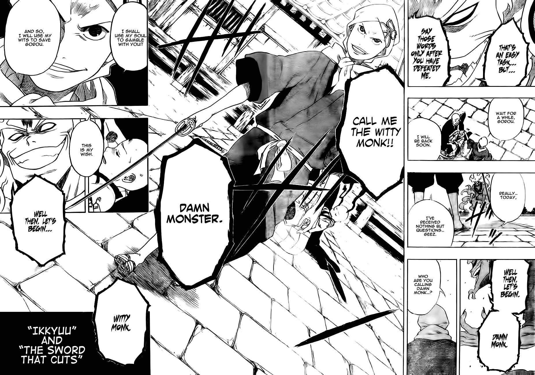 Kikai-Banashi Hanasaka Ikkyuu Chapter 1 page 34 - Chapter 1: Sharp Sword, Bladeless Sword