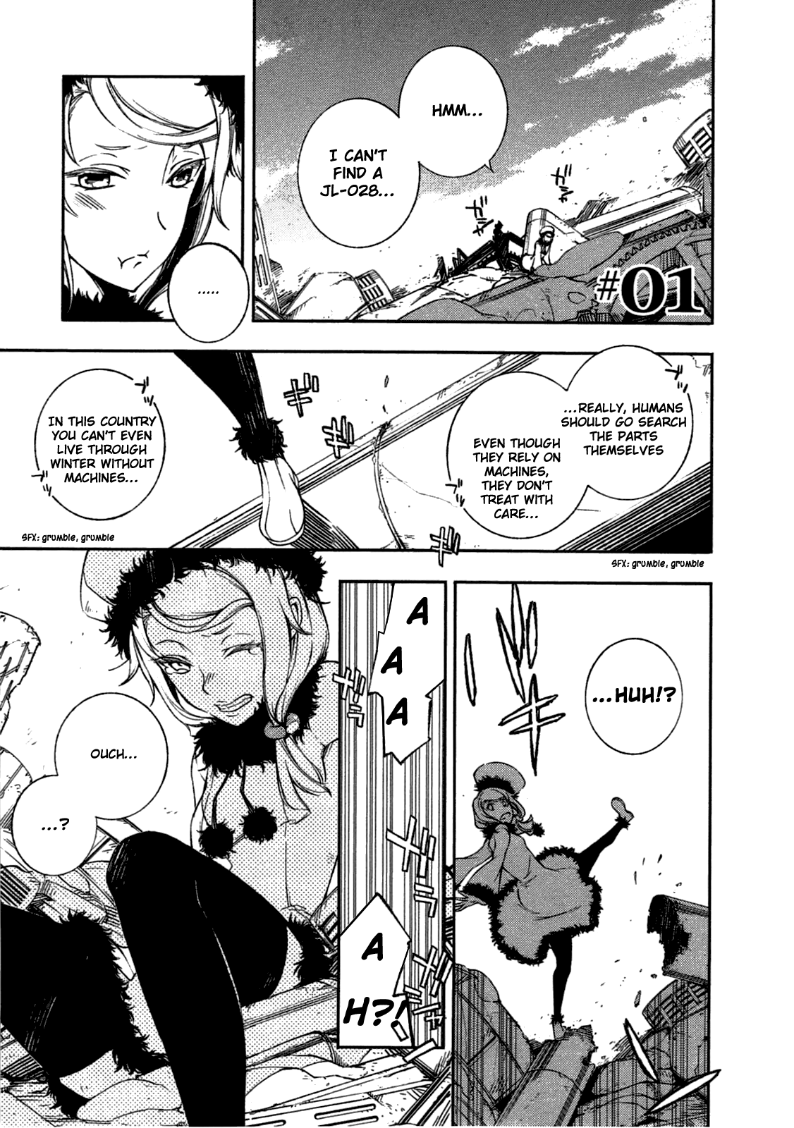 Kikai Shikake no Meldina Chapter 1.3 page 3 - Chapter 1 v3 : Girl and Machine