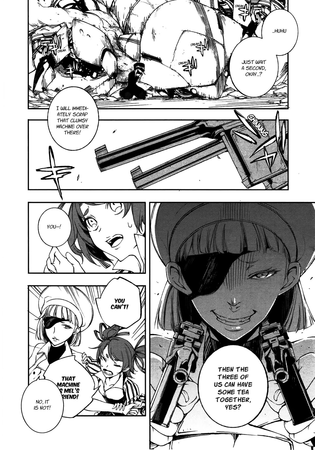 Kikai Shikake no Meldina Chapter 7.3 page 14 - Chapter 7 v3 : 「A Trembling Reunion, A Melting Blank」