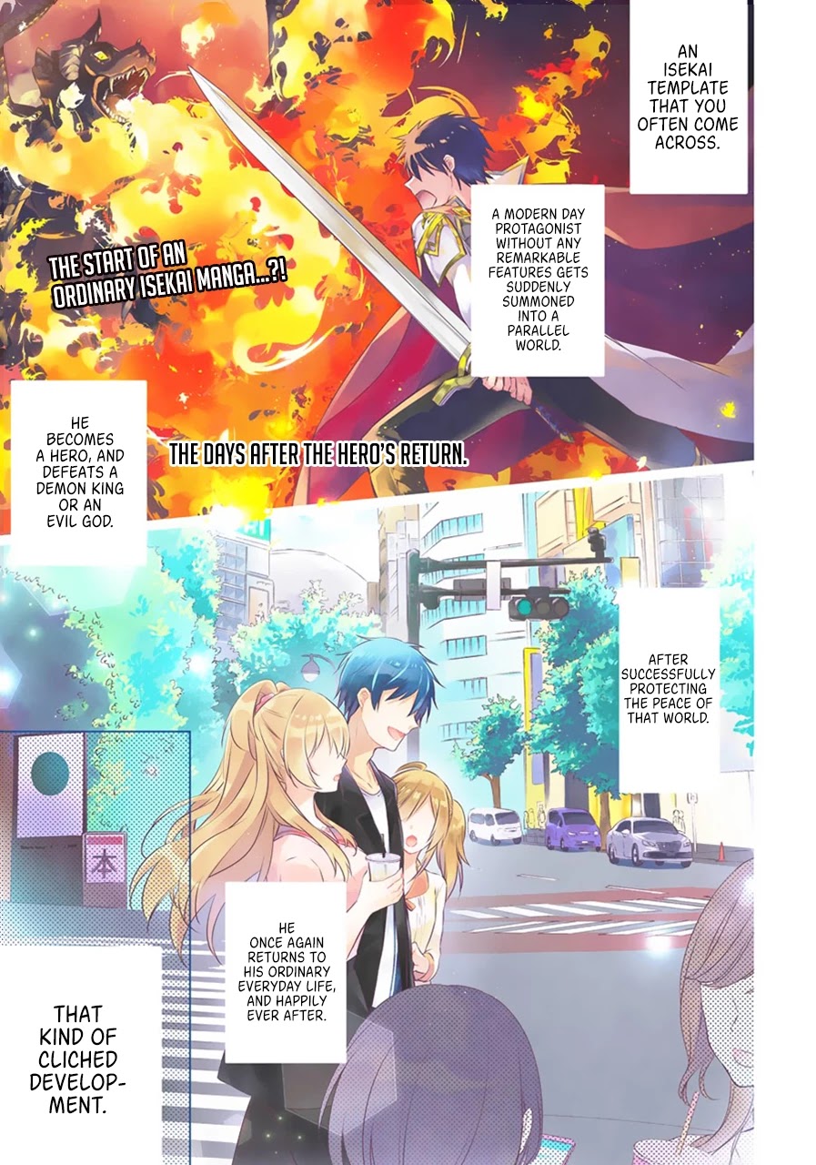 Kikanshita Yuusha no Gojitsudan Chapter 1.1 page 1 - Chapter 1.1: The Return of the Hero