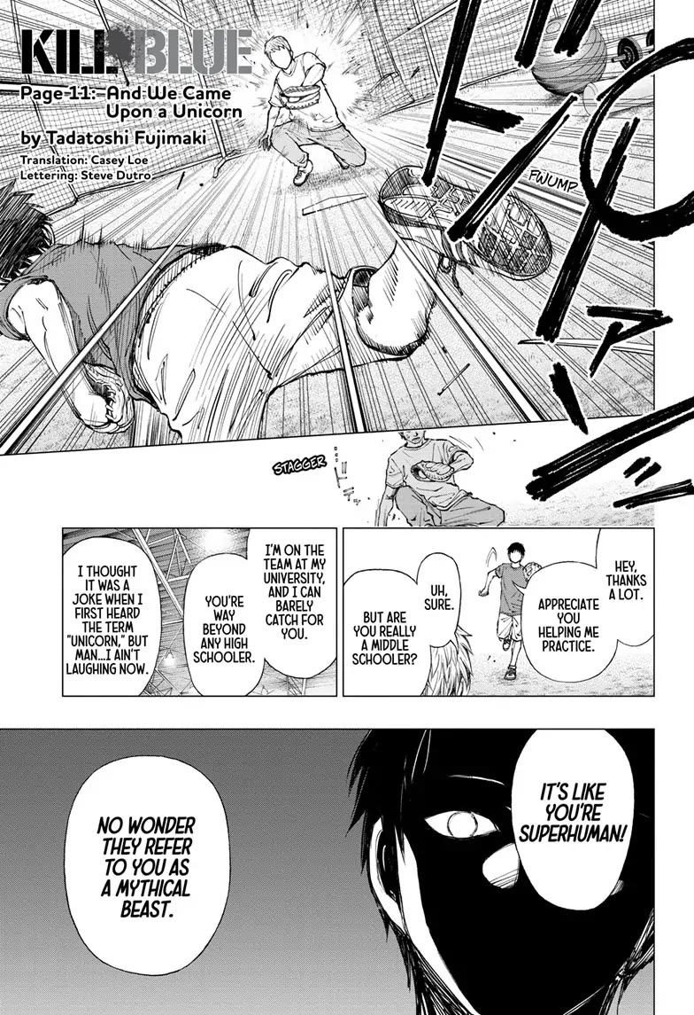 Kill Blue Chapter 11 page 1 - Chapter 11