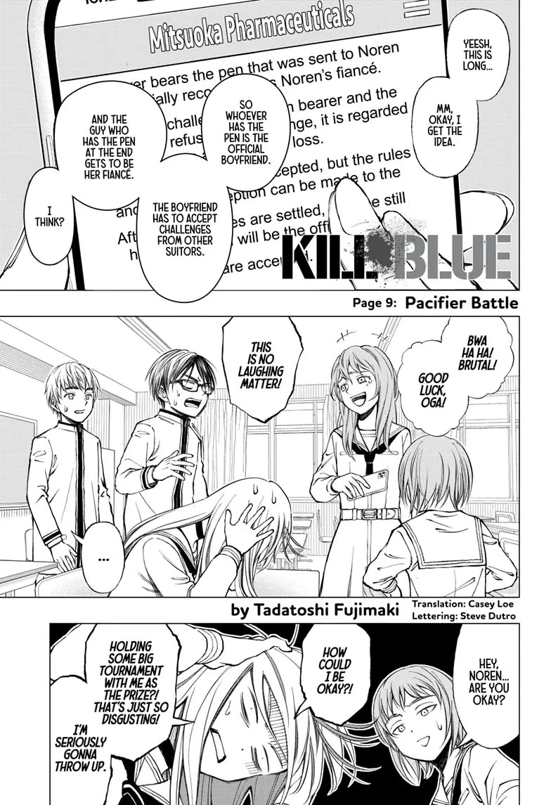 Kill Blue Chapter 9 page 1 - Chapter 9
