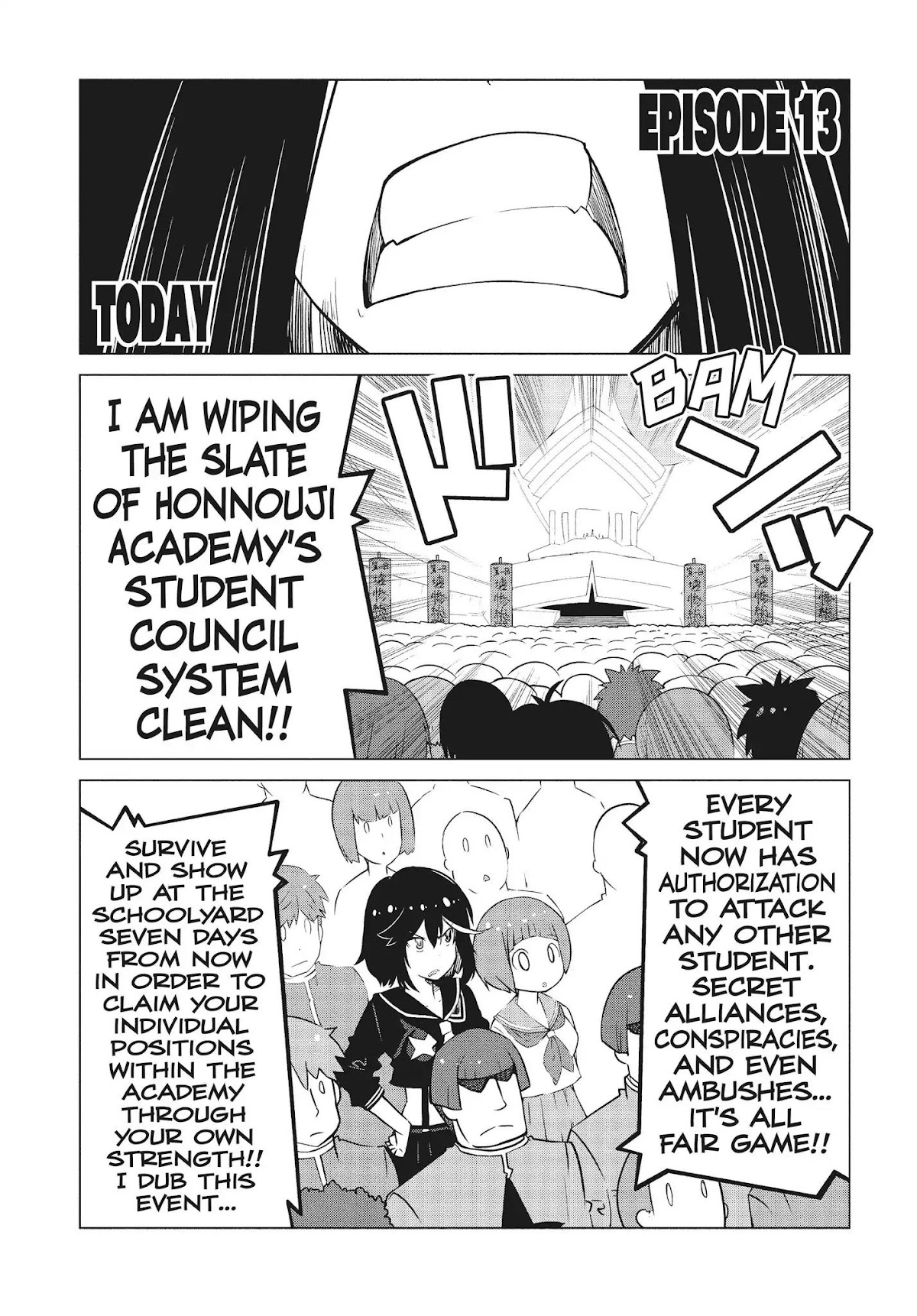 Kill la Kill Chapter 13 page 1 - Chapter 13: Episode 13
