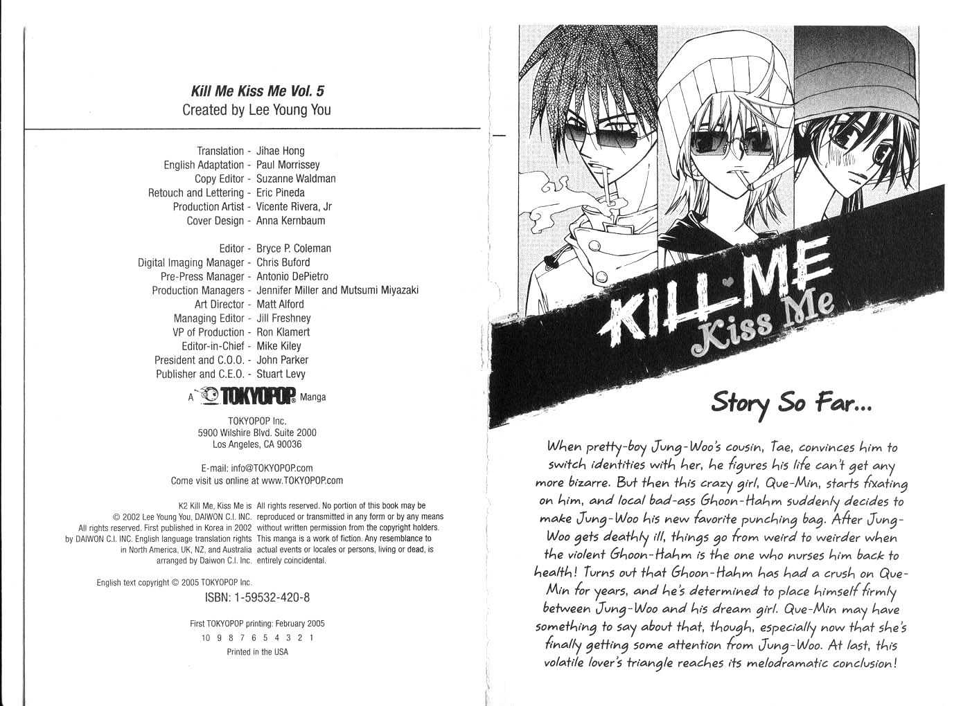 Kill Me Kiss Me Chapter 5.0 page 3 - Vol.05 Chapter 0