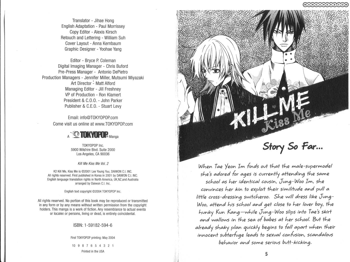 Kill Me Kiss Me Chapter 5.8 page 4 - Vol.05 Chapter 8