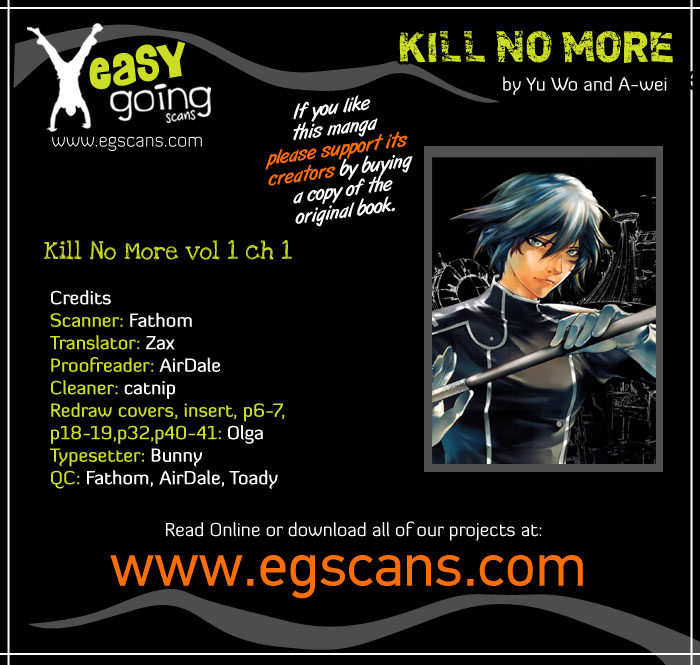 Kill No More Chapter 1.2 page 1 - Chapter 1 v2 : A Fateful Meeting