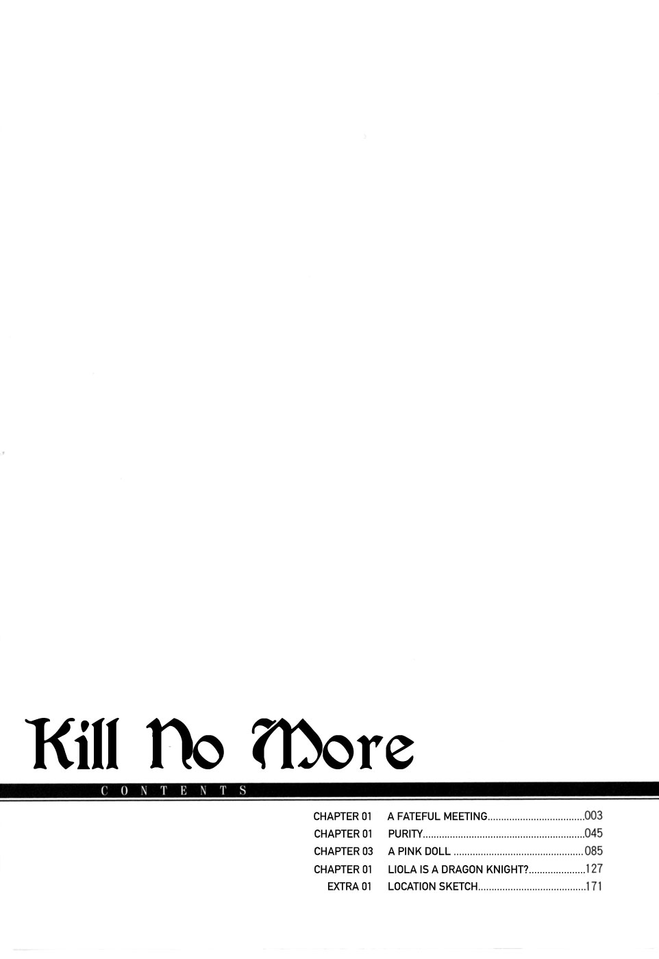 Kill No More Chapter 1.2 page 5 - Chapter 1 v2 : A Fateful Meeting