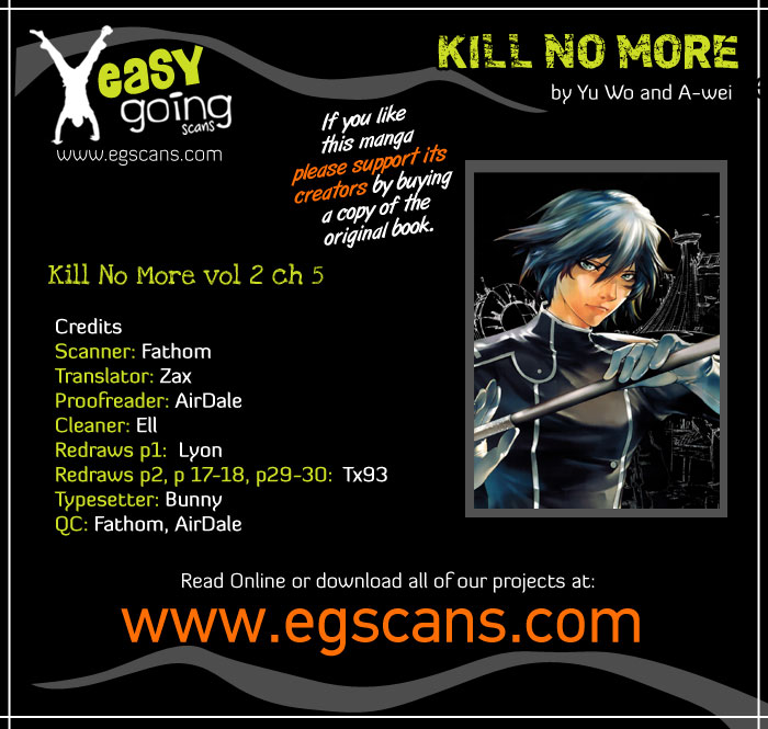 Kill No More Chapter 5.2 page 1 - Chapter 5 v2 : Bid for Survival