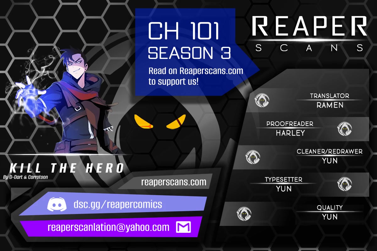 Kill the Hero Chapter 101 page 1 - Chapter 101: Season 3 START