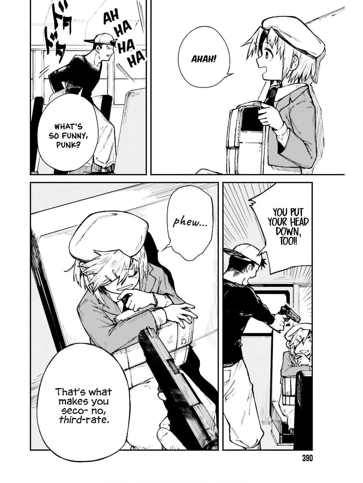 Killer and Immortal Target Chapter 4 page 14 - Chapter 4: Girls und Busjacking