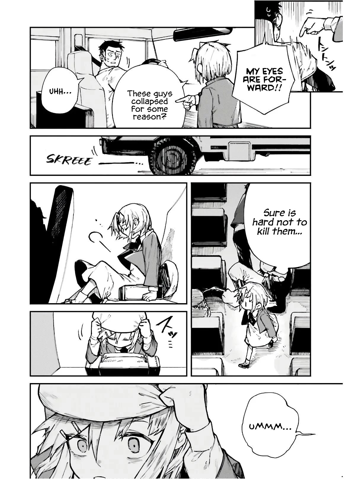 Killer and Immortal Target Chapter 4 page 18 - Chapter 4: Girls und Busjacking