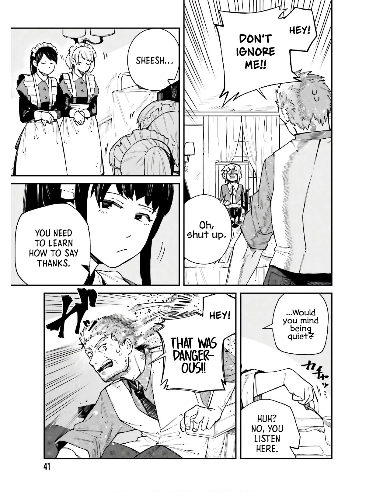Killer and Immortal Target Chapter 8 page 11 - Chapter 8: The Young Lady and the Maid