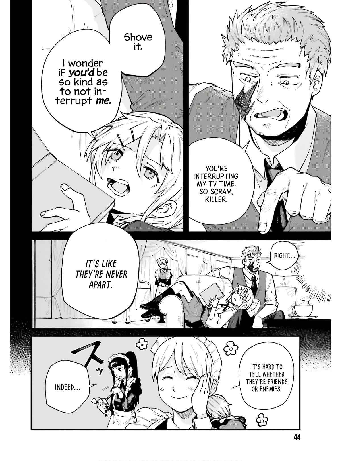 Killer and Immortal Target Chapter 8 page 14 - Chapter 8: The Young Lady and the Maid