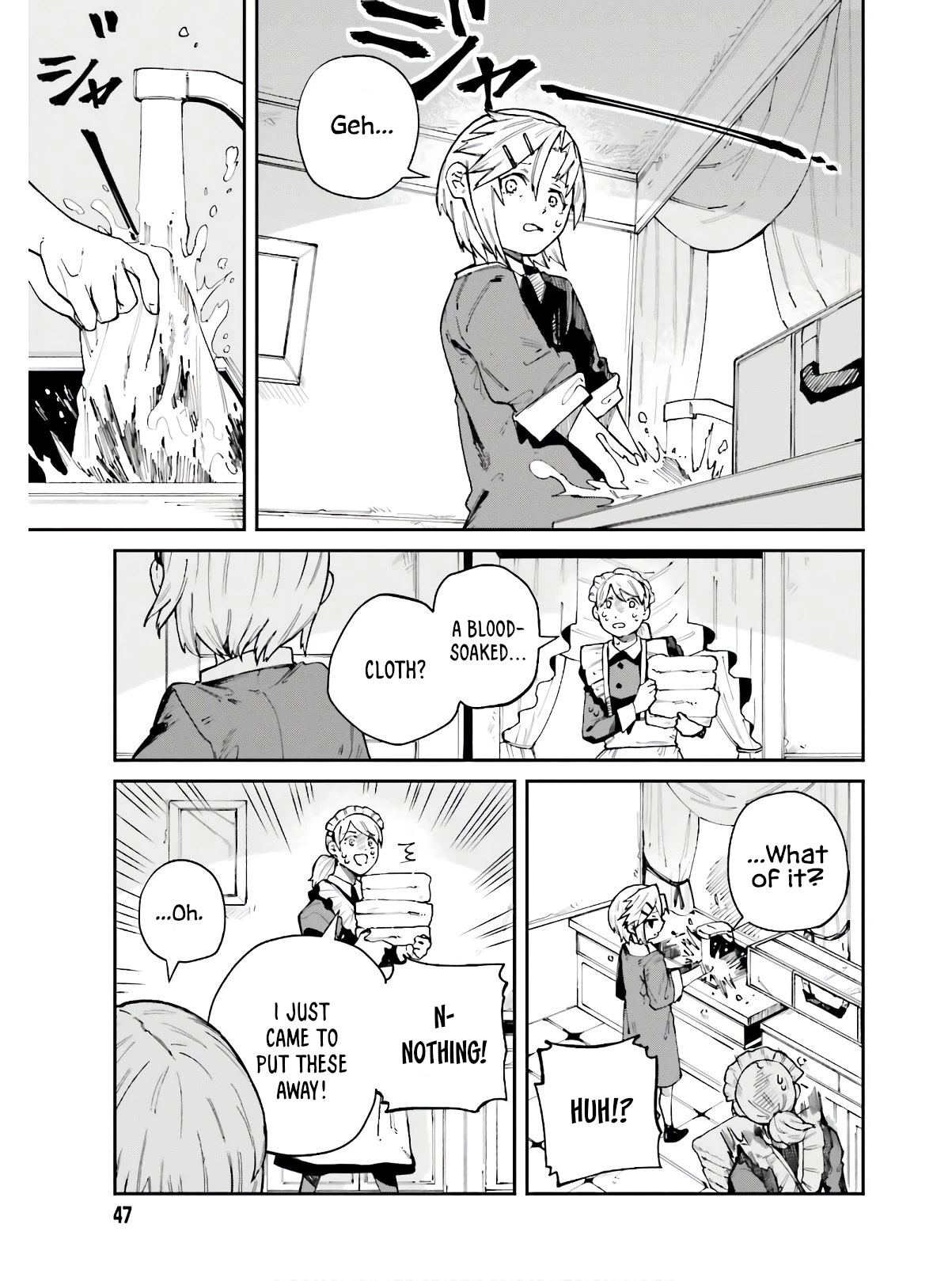 Killer and Immortal Target Chapter 8 page 17 - Chapter 8: The Young Lady and the Maid
