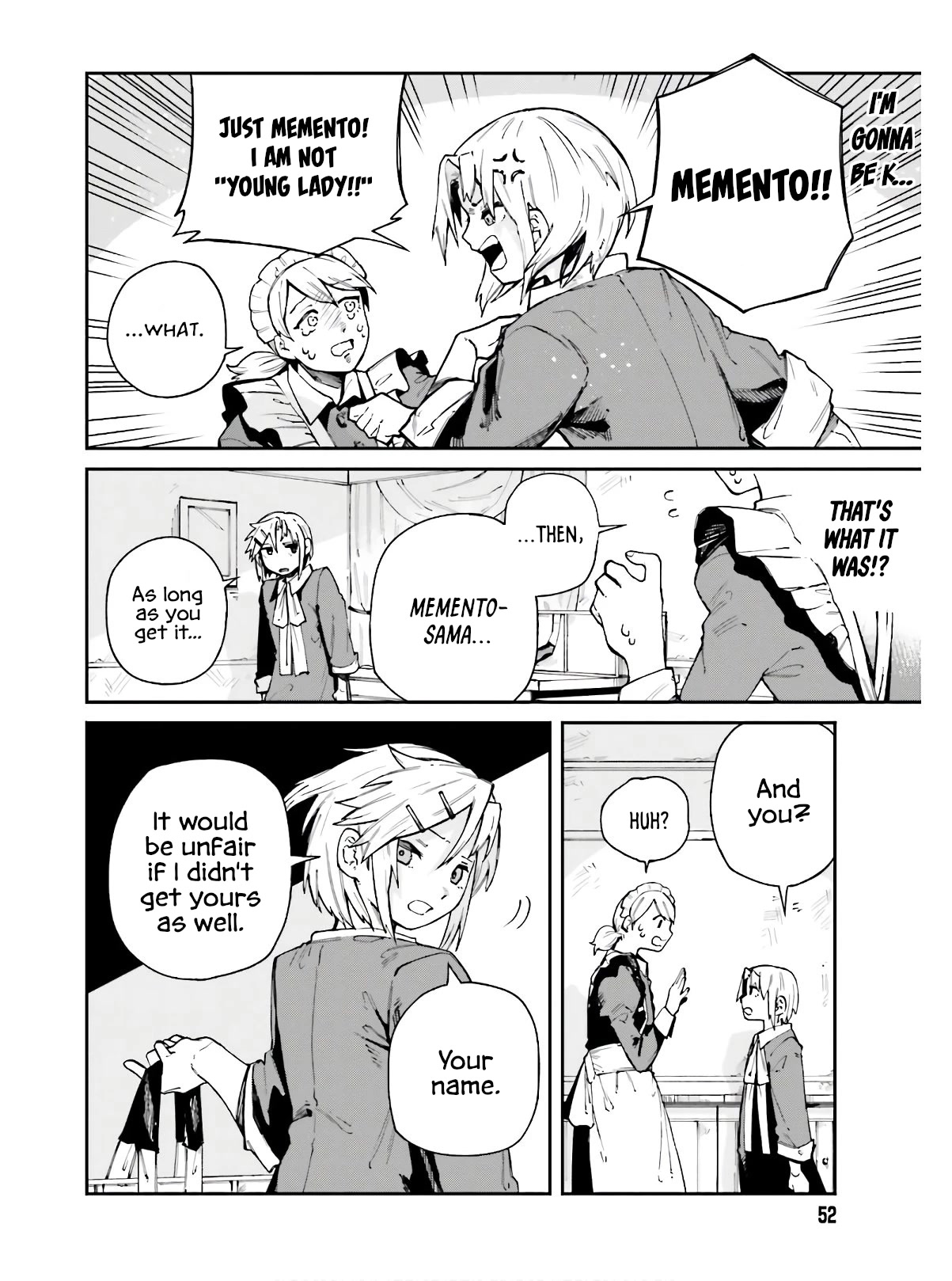 Killer and Immortal Target Chapter 8 page 22 - Chapter 8: The Young Lady and the Maid