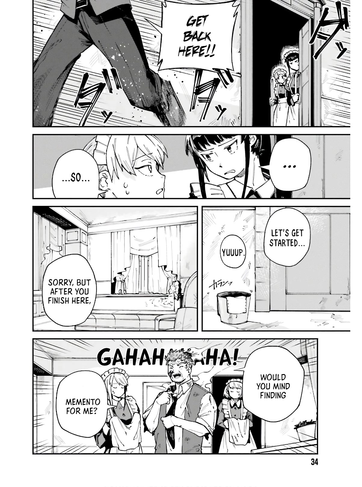 Killer and Immortal Target Chapter 8 page 4 - Chapter 8: The Young Lady and the Maid