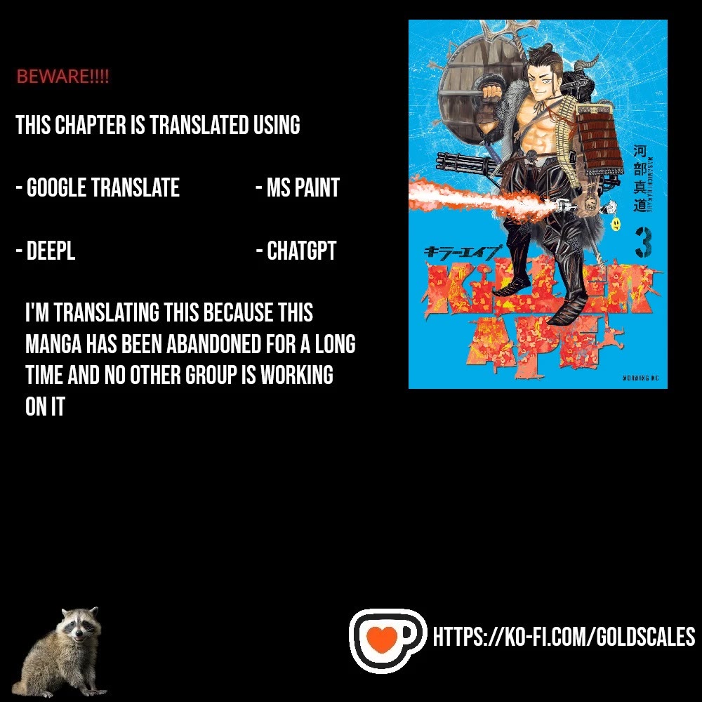 Killer Ape Chapter 21 page 1 - Chapter 21: The Battle Begins