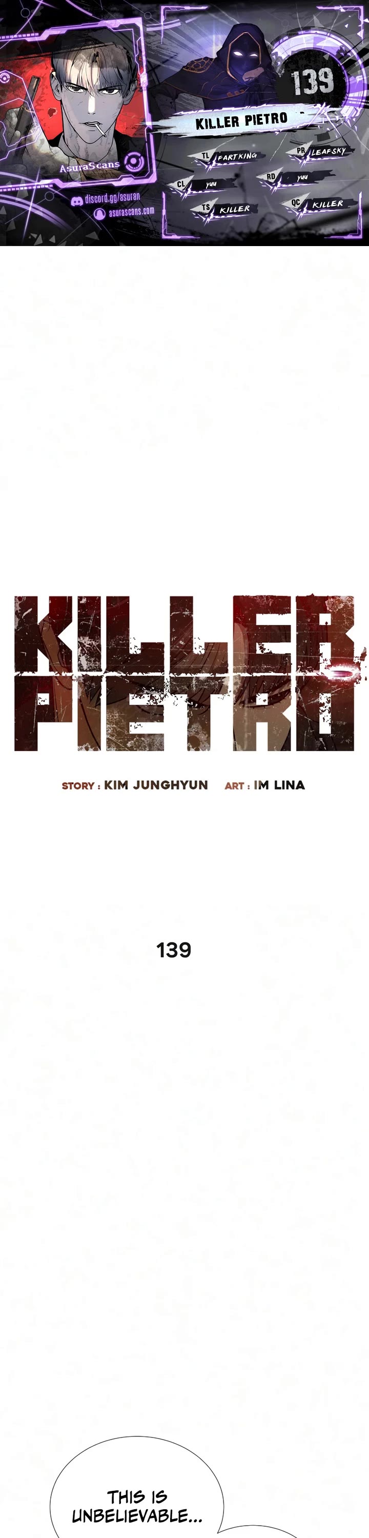 Killer Pietro Chapter 139 page 1 - Chapter 139