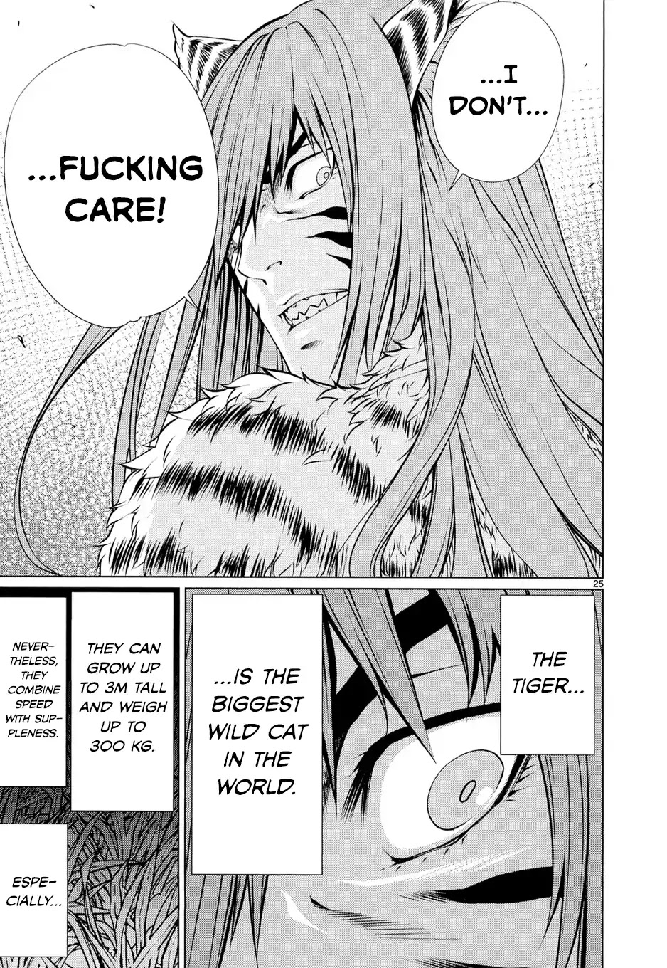 Killing Bites Chapter 10 page 25 - Chapter 10: I Don't Care If Small Fry Like You Do Anything!