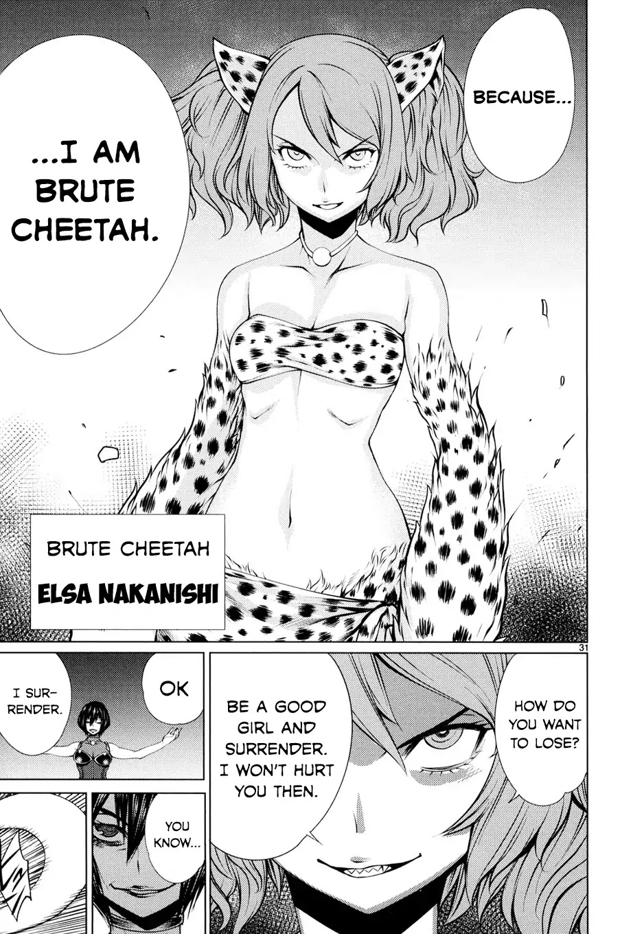 Killing Bites Chapter 10 page 31 - Chapter 10: I Don't Care If Small Fry Like You Do Anything!