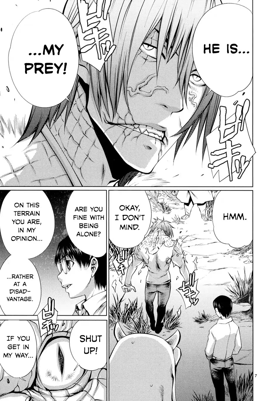 Killing Bites Chapter 10 page 7 - Chapter 10: I Don't Care If Small Fry Like You Do Anything!