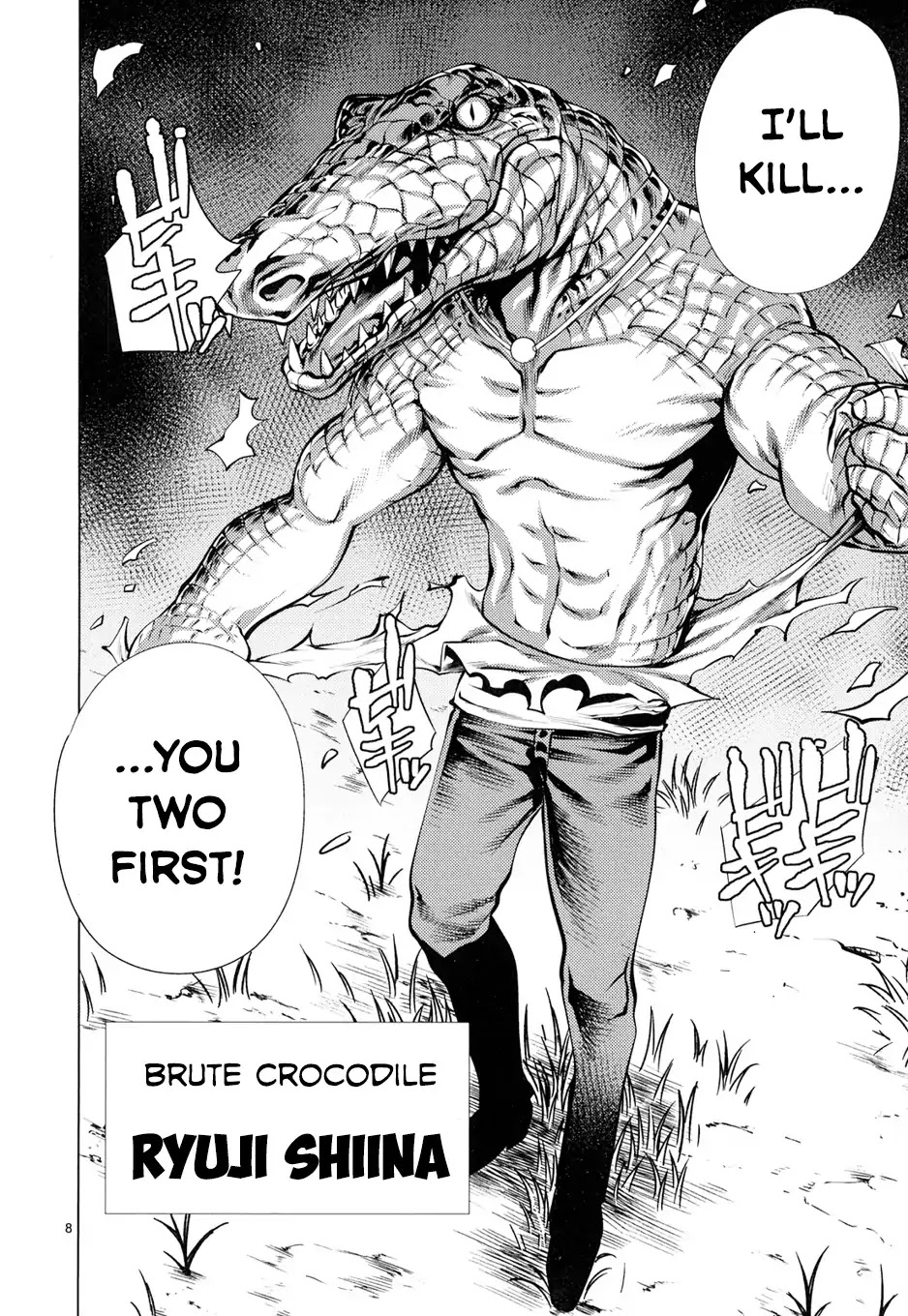 Killing Bites Chapter 10 page 8 - Chapter 10: I Don't Care If Small Fry Like You Do Anything!