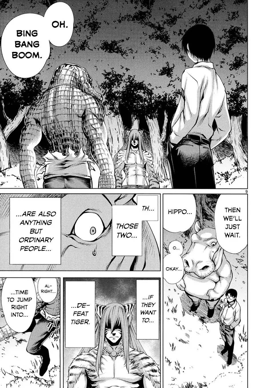 Killing Bites Chapter 10 page 9 - Chapter 10: I Don't Care If Small Fry Like You Do Anything!