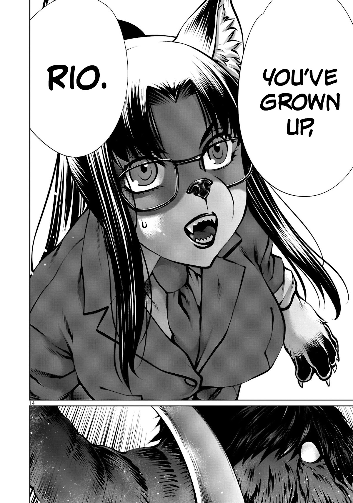 Killing Bites Chapter 100 page 13 - Chapter 100: "You've Grown-up, Rio"